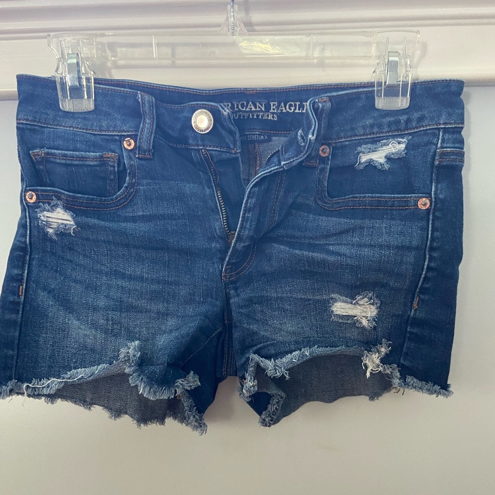 American eagle mid shorts